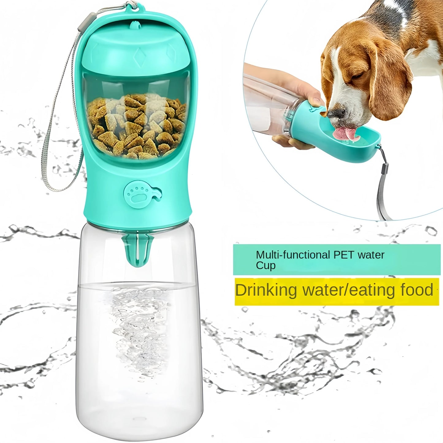 Botella para Mascotas de Alimentación e Hidratación Luvix